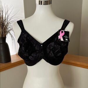 Wacoal The Awareness Bra. Black. 40dd. NWT